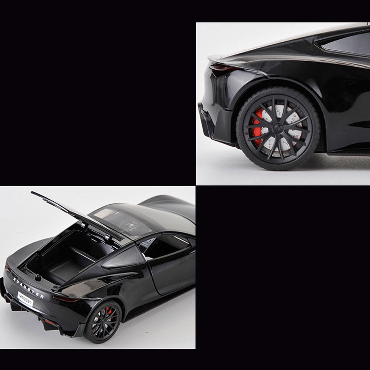 Tesla Roadster 1:24 Diecast Toy Car product image 6