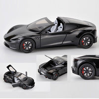Tesla Roadster 1:24 Diecast Toy Car product image 4
