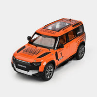 Land Rover Defender 1:24 diecast toy car interior detail