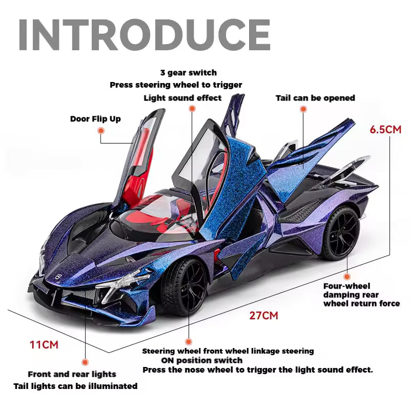 Apollo Evo 1:24 Diecast Toy Car product image 4
