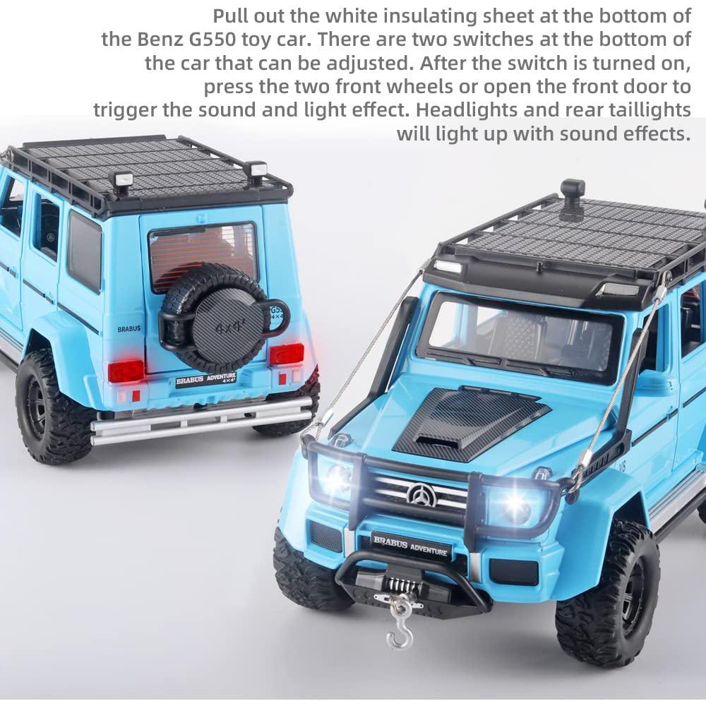 Mercedes-Benz G550 1:24 diecast toy car display detail