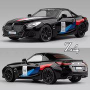 BMW Z4 1:24 diecast toy car wheel detail