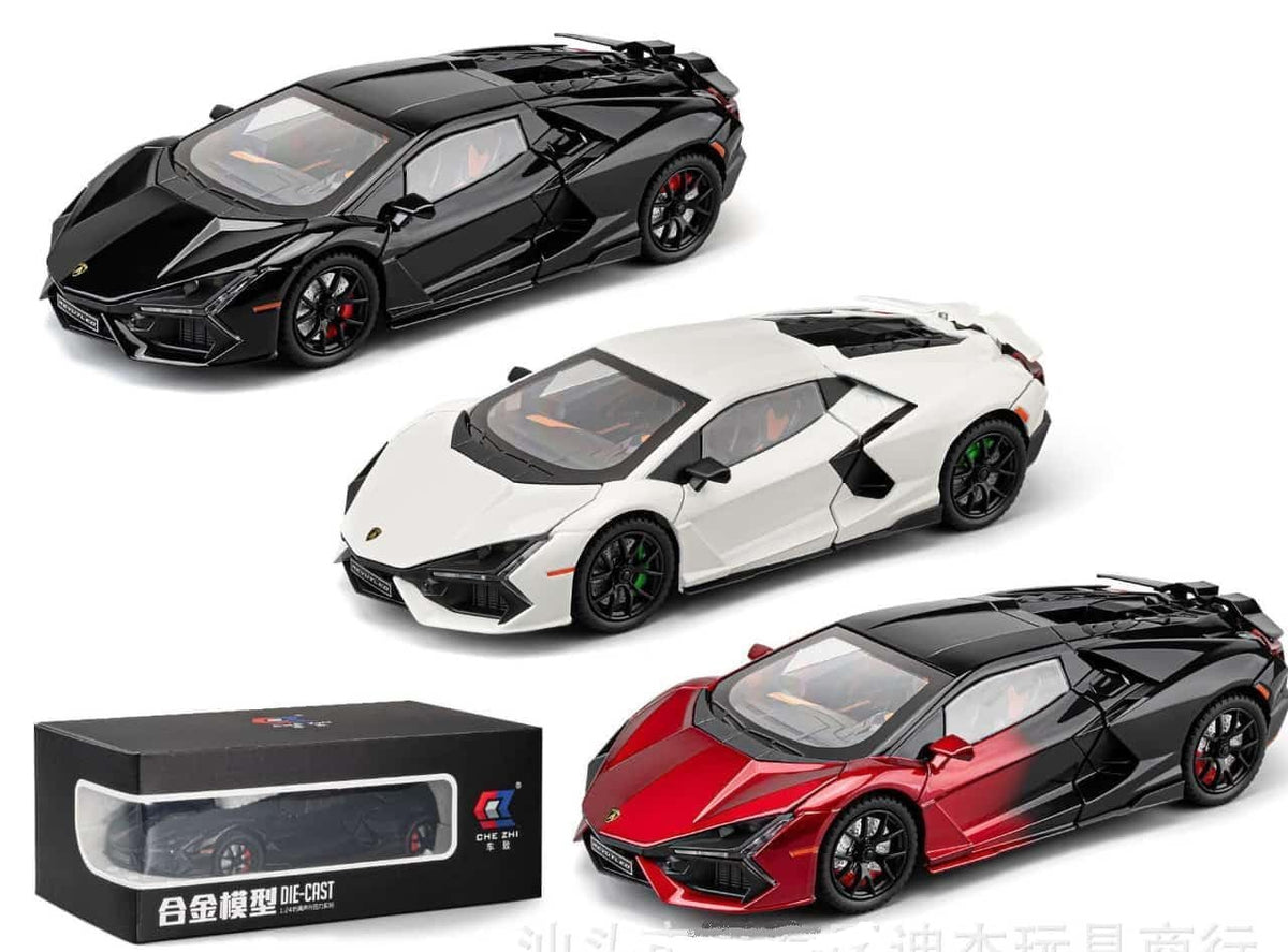 Lamborghini Revuelto 1:24 diecast toy car wheel detail