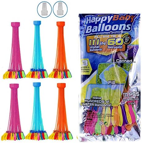 Multicolor Self-Tying Water Balloons