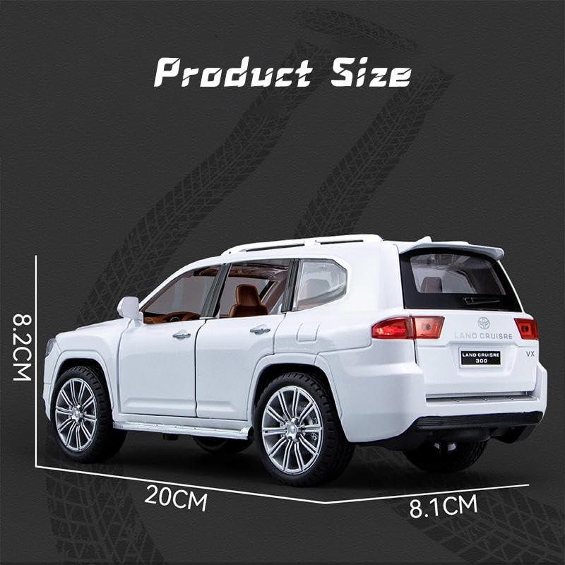 Toyota Land Cruiser Prado 1:24 diecast toy car product detail view