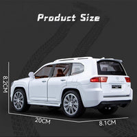 Toyota Land Cruiser Prado 1:24 diecast toy car product detail view