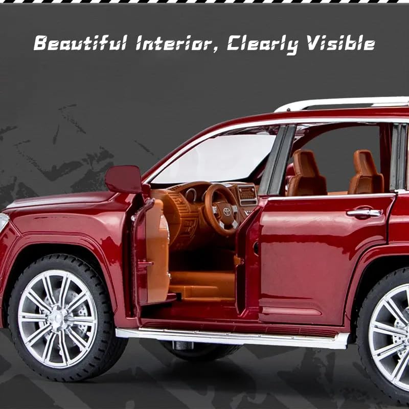 Toyota Land Cruiser Prado 1:24 diecast toy car product detail view