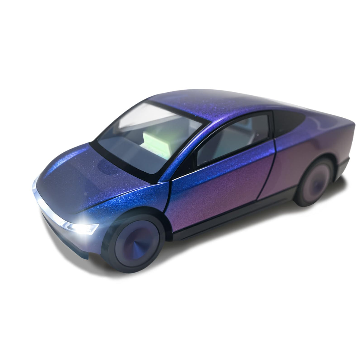 Tesla Cybercab 1:24 diecast toy car display detail
