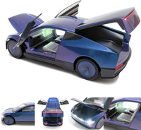 Tesla Cybercab 1:24 diecast toy car front angle view