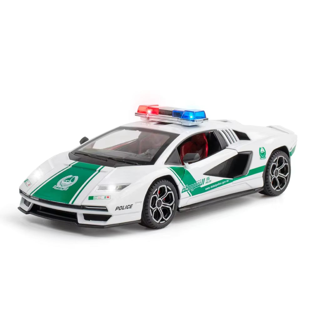 Lamborghini Police 800 1:24 Diecast Toy Car