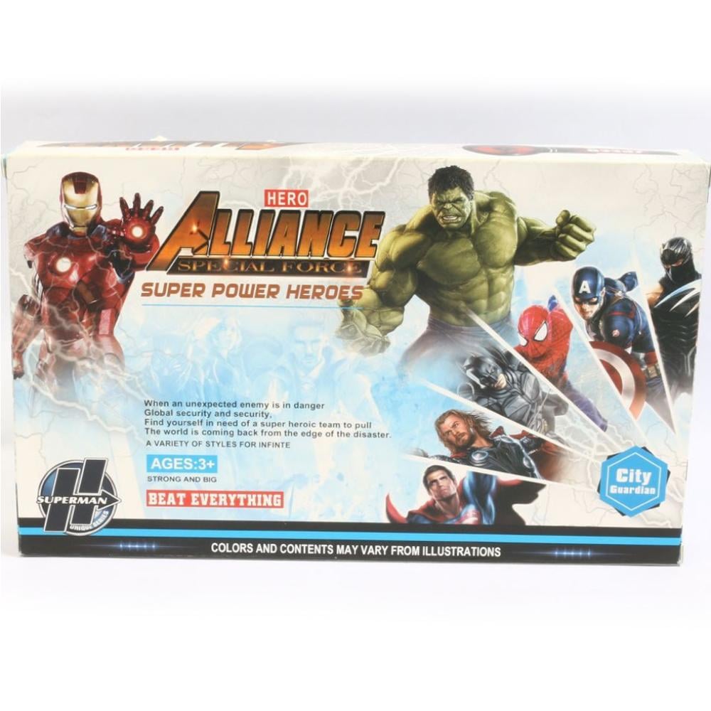 Superhero Team Earth Protector Figure Set image 6