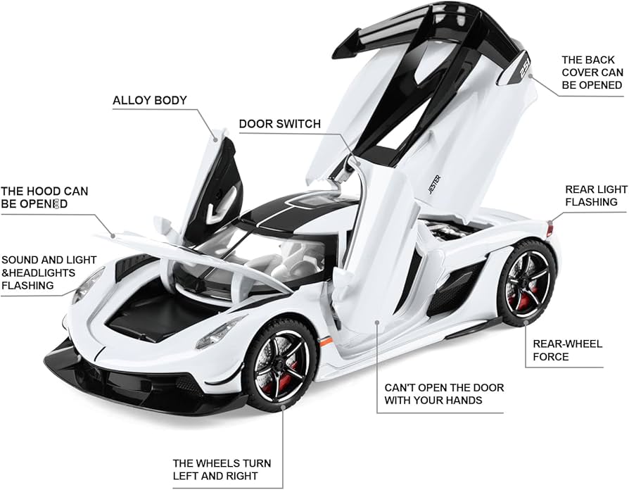 Koenigsegg Jesko 1:24 Diecast Toy Car product image 2