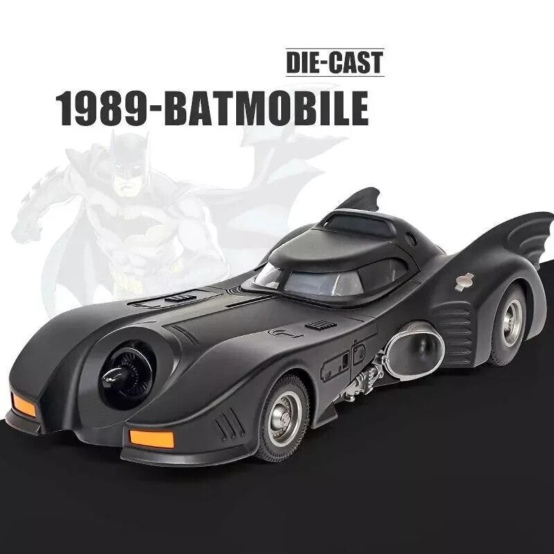 Superhero-Style Black Car 1:24 Diecast Toy Car product image 2