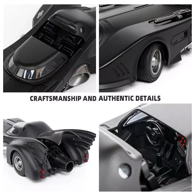 Superhero-Style Black Car 1:24 Diecast Toy Car product image 5