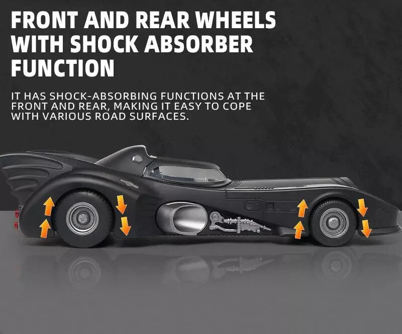 Superhero-Style Black Car 1:24 Diecast Toy Car product image 6