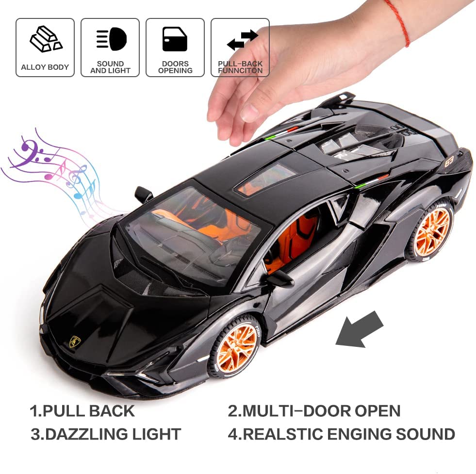 Lamborghini Sián FKP 37 1:24 Diecast Toy Car product image 3