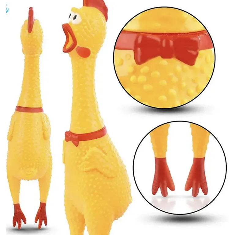Large Classic Screaming Chicken Toy image 3