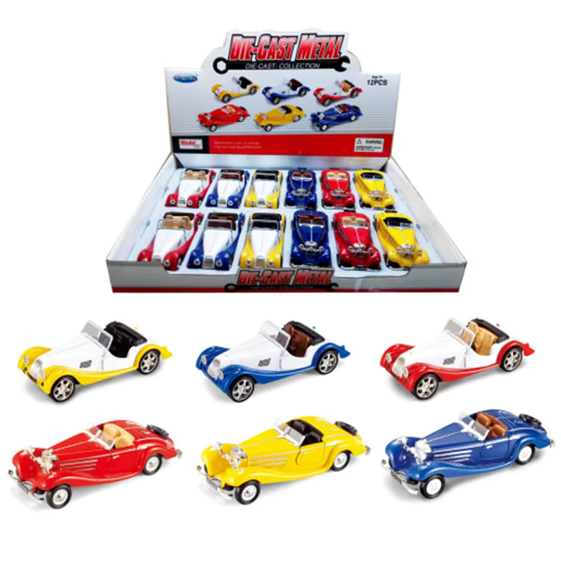 Morgan 1962 1:24 Diecast Toy Car - Pack of 12 product image 1