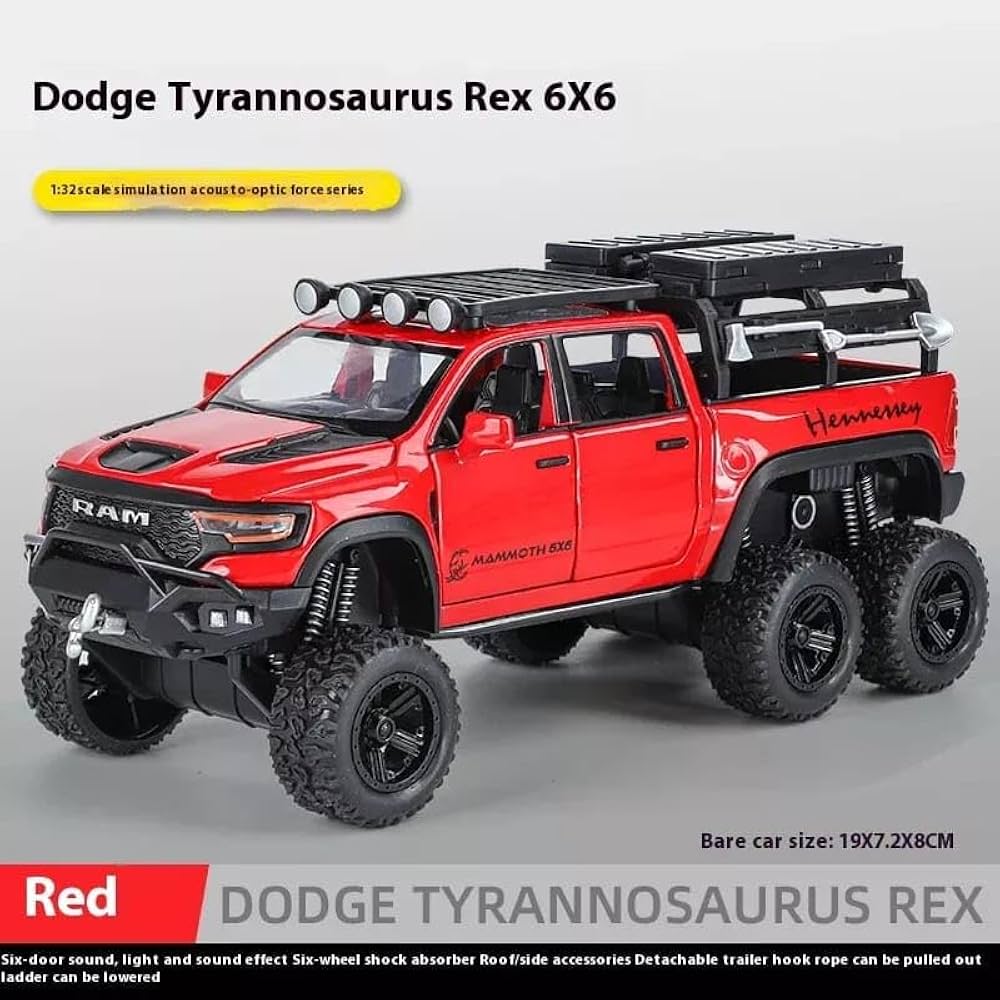 Dodge Ram Mammoth 1:24 Diecast Toy Truck product image 4