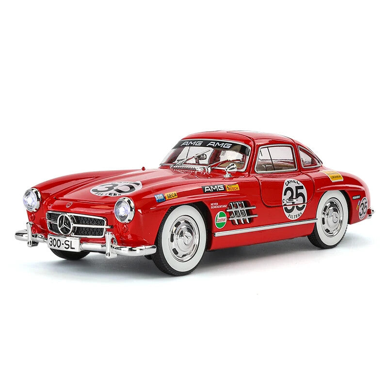 Mercedes-Benz 300 SL 1:24 diecast toy car product detail view