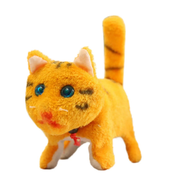 Electronic Animated Plush Toy – Choose Your Style - Orange Cat image 1