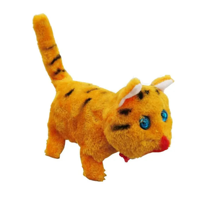 Electronic Animated Plush Toy – Choose Your Style - Orange Cat image 3
