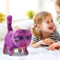 Electronic Animated Plush Toy – Choose Your Style - Purple Cat image 3