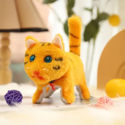 Electronic Animated Plush Toy – Choose Your Style - Orange Cat image 8