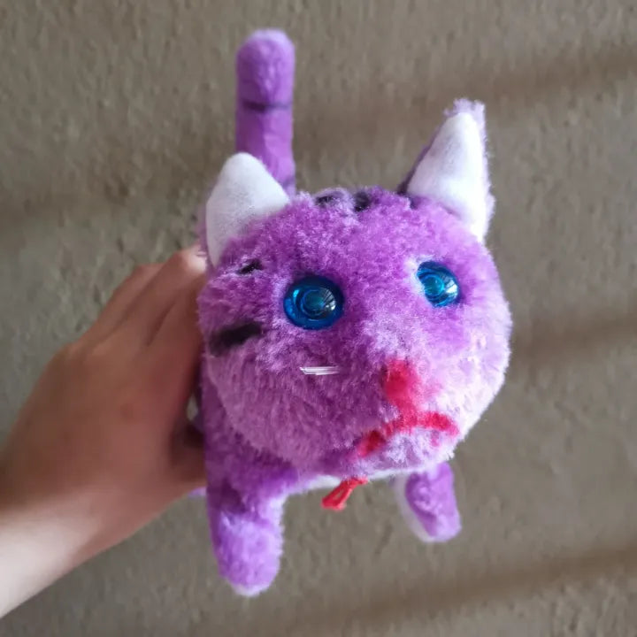 Electronic Animated Plush Toy – Choose Your Style - Purple Cat image 8