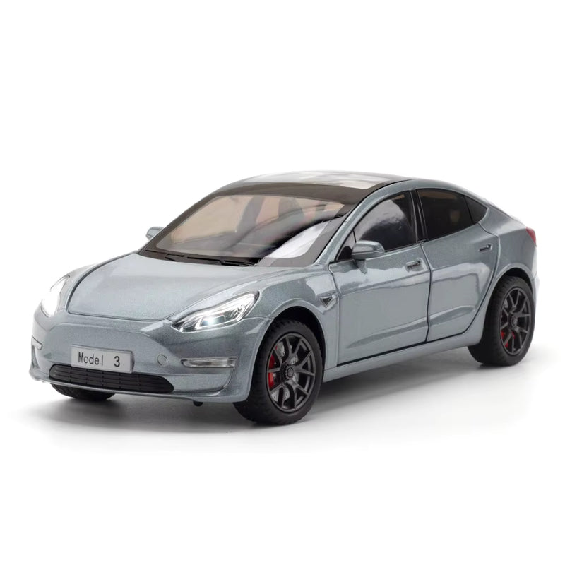 Tesla Model 3 1:24 Diecast Toy Car product image 1