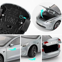 Tesla Model 3 1:24 Diecast Toy Car product image 4