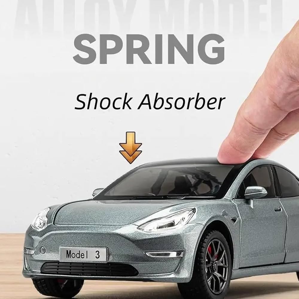 Tesla Model 3 1:24 Diecast Toy Car product image 5