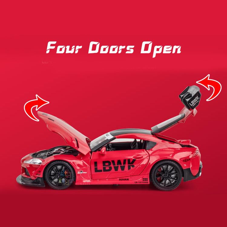 Toyota GR Supra 1:24 Diecast Toy Car product image 3