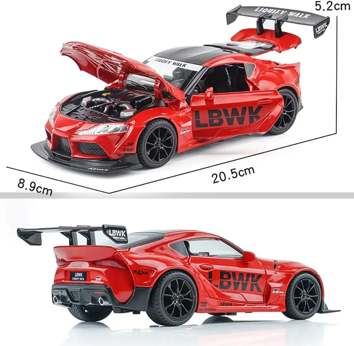 Toyota GR Supra 1:24 Diecast Toy Car product image 5