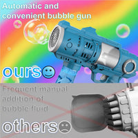 High-Output Automatic Light-Up Bubble Gun image 4