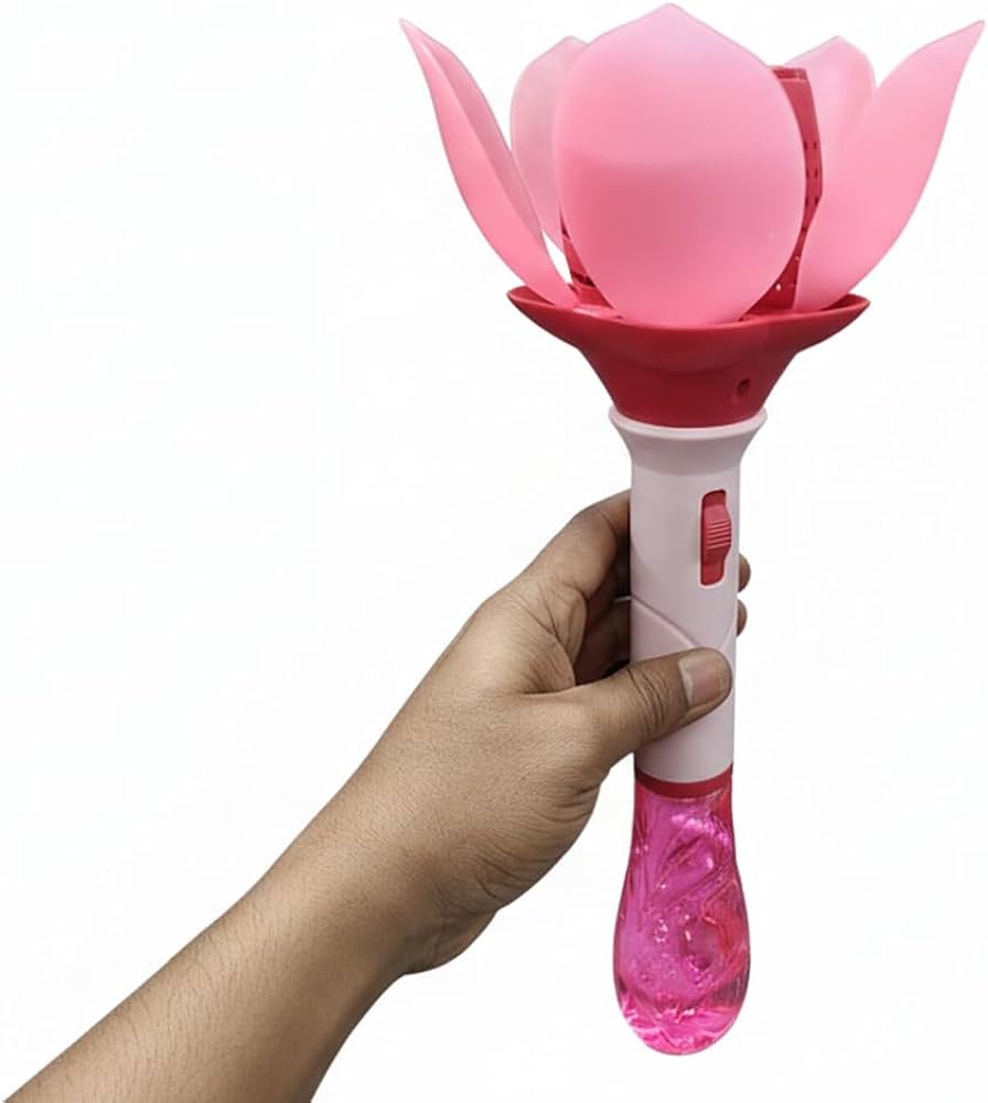 Flower-Themed Electronic Bubble Wand image 3