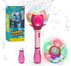Flower-Themed Electronic Bubble Wand