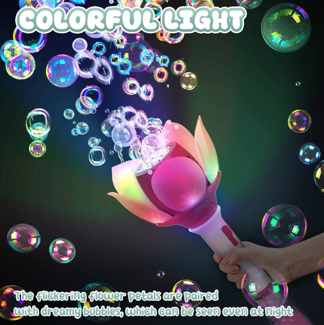 Flower-Themed Electronic Bubble Wand image 6