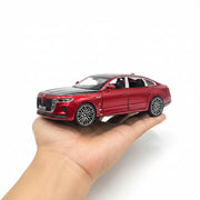 Hongqi H5 1:24 diecast toy car red color variant