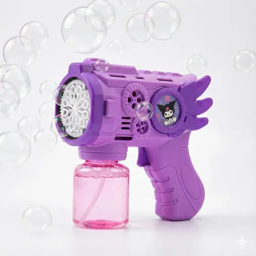 Cute Character Animated Bubble Gun
