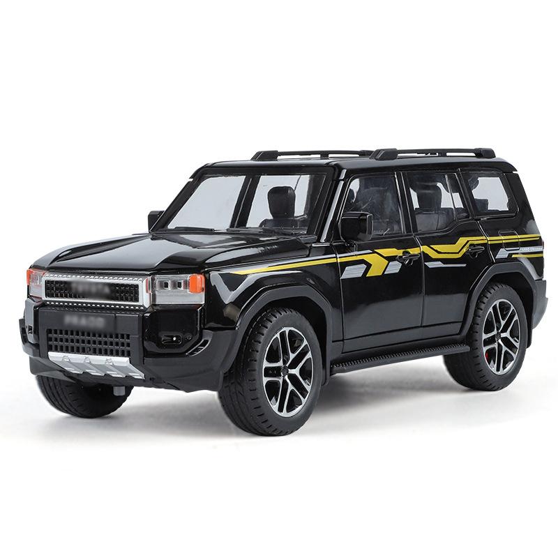 Toyota Land Cruiser Prado LC250 1:24 diecast toy car front angle view