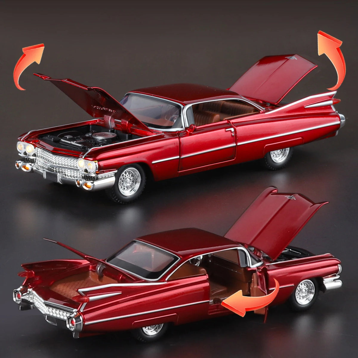 Cadillac Eldorado Biarritz 1:24 Diecast Toy Car product image 3