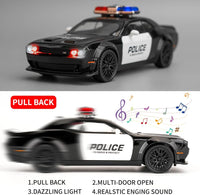 Dodge Charger SRT Hellcat Police Interceptor 1:24 Diecast Toy Car product image 3