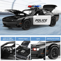 Dodge Charger SRT Hellcat Police Interceptor 1:24 Diecast Toy Car product image 5