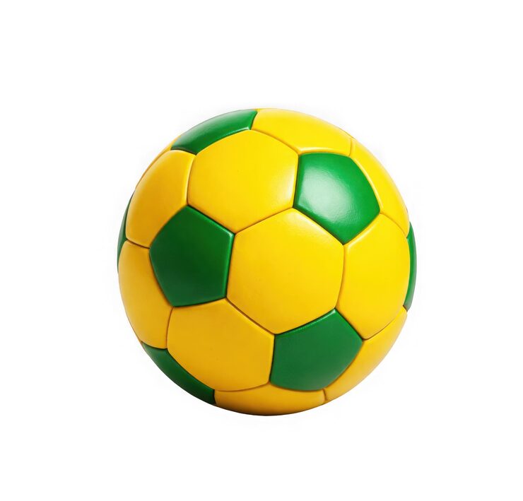 Green & Yellow High-Visibility Training Football image 3