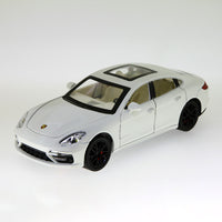 Porsche Panamera 1:24 diecast toy car side view