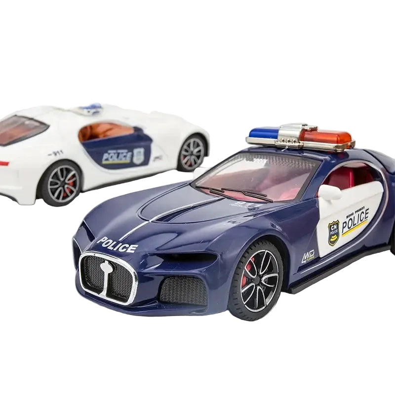 Bugatti Type 57SC Atlantic Police 1:24 Diecast Toy Car
