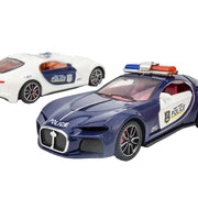 Bugatti Type 57SC Atlantic Police 1:24 Diecast Toy Car