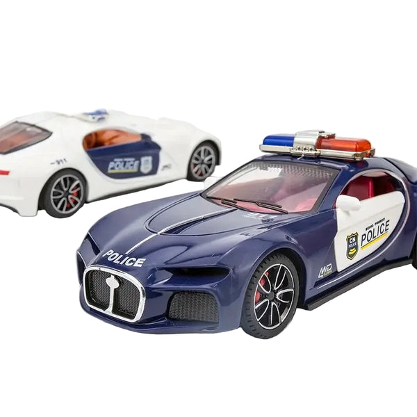 Bugatti Type 57SC Atlantic Police 1:24 Diecast Toy Car product image 1