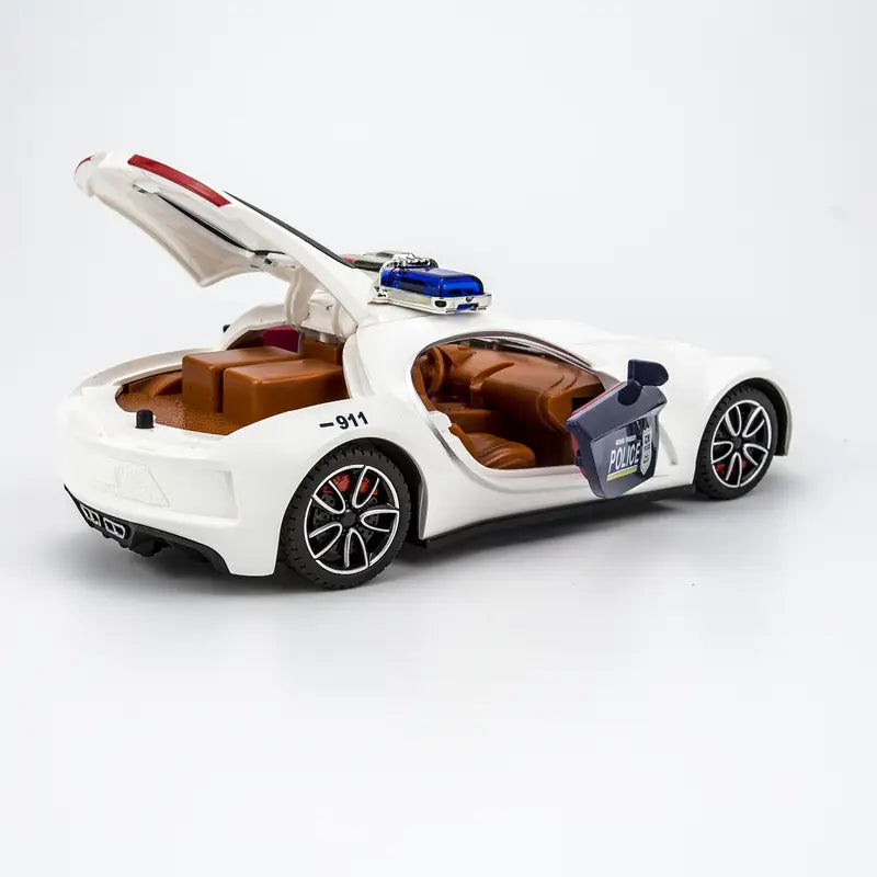 Bugatti Type 57SC Atlantic Police 1:24 Diecast Toy Car product image 3